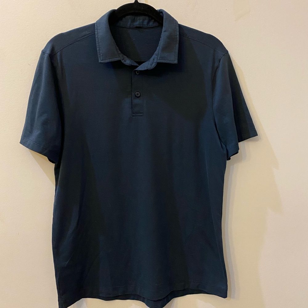 Lululemon Evolution Short Sleeve Polo Shirts Men Size M